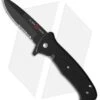 Al Mar SERE 2020 Spring Assisted Knife Black G-10 (3.6" Black Serr) -eos || Kershaw || Spyderco Shop Al Mar Mini SERE 2020 SA Black G 10 Black Serr BHQ 100787 jr