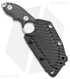 Andre De Villiers Box Butcher Fixed Blade Knife Carbon Fiber (3.75" Satin) -eos || Kershaw || Spyderco Shop Andre de Villiers Box Butcher Fixed Blade CF Satin BHQ 144118 jr sheath