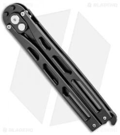 Artisan Cutlery Kinetic-Tool Automatic Butterfly Tool Black SS (2.8" Black) -eos || Kershaw || Spyderco Shop Artisan Cutlery Kinetic Tool Auto Butterfly Tool Opener Curved Black Stainless 1823PO BK BHQ 95867 jr side