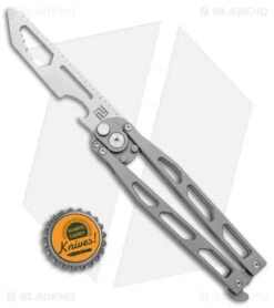 Artisan Cutlery Kinetic-Tool Automatic Butterfly Tool Titanium (3.3" Stonewash) -eos || Kershaw || Spyderco Shop Artisan Cutlery Kinetic Tool Auto Butterfly Tool Ti SW BHQ 144900 jr bottlecap