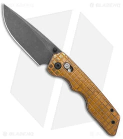 Attn2Detail Mercantile MK 3 Med Bar Lock Knife Frag Bronze (3.1" Blackwash)