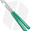 BBbarfly BBFireFly Knife Style Bottle Opener Balisong Green (4.25" Satin) -eos || Kershaw || Spyderco Shop BB Barfly FireFly Green Style Bottle Opener Butterfly BHQ 135624 jr