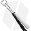 BB Barfly Pro Model Bottle Opener Butterfly Trainer (Black/White) -eos || Kershaw || Spyderco Shop BB Barfly Pro Model Bottle Opener Butterfly Trainer Black White BHQ 87776 er