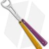 BB Barfly Pro Model Bottle Opener Butterfly Trainer (Purple/Yellow) -eos || Kershaw || Spyderco Shop BB Barfly Pro Model Bottle Opener Butterfly Trainer Purple Yellow BHQ 87778 er