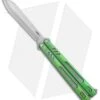 BRS Hybrid Replicant Alt Balisong Butterfly Knife Green Titanium (4.6" SW) -eos || Kershaw || Spyderco Shop BRS Hybrid Replicant Balisong Butterfly Green Ti SW SP BHQ 117130 jr 1