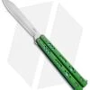 BRS Premium Replicant ALT Balisong Butterfly Knife Green G-10/Blue Ti (4.5" SW) -eos || Kershaw || Spyderco Shop BRS Premium Replicant ALT Balisong Butterfly Green Blue BHQ 51295 jr