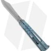 BRS Premium Alpha Beast Balisong Butterfly Knife Blue Ti W/ Clip (4.5" SW) -eos || Kershaw || Spyderco Shop BRS Premium STD Alpha Beast Bali Blue Ti SW BHQ 82960 er