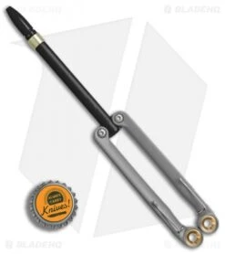 BaliYo By Spyderco Butterfly Pen Fisher Space Pen (Black/Gray) USA Made -eos || Kershaw || Spyderco Shop BaliYo by Spyderco Butterfly Pen Fisher Space Pen Black Gray USA made BHQ 71878 er bottlecap