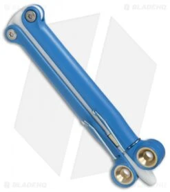 BaliYo By Spyderco Butterfly Pen Fisher Space Pen (Blue/White) USA Made -eos || Kershaw || Spyderco Shop BaliYo by Spyderco Butterfly Pen Fisher Space Pen blue white USA Made BHQ 82799 er spine