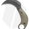 Bastinelli Creations B.A.K. Karambit Fixed Blade Knife OD Green (3.25" Black) -eos || Kershaw || Spyderco Shop Bastinelli Creations B.A.K Fixed Blade 3D OD Green BHQ 115146 LS