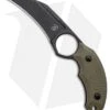 Bastinelli Creations HARPY Karambit Fixed Blade OD Green (3.25" Black SW) -eos || Kershaw || Spyderco Shop Bastinelli Creations HARPY Fixed OD Green BHQ 98865 jr