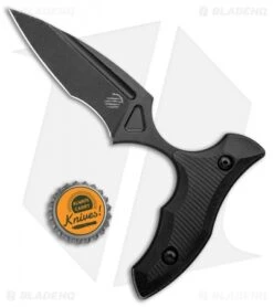 Bastinelli Creations MANAIA Push Dagger Black G-10 (3.75" Black Stonewash) -eos || Kershaw || Spyderco Shop Bastinelli Creations MANAIA Push Dagger Black G 10 Black SW BAS219 BHQ 96981 jr bottlecap