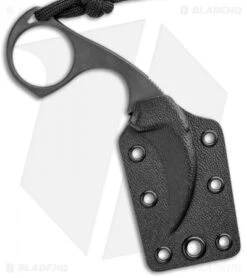 Bastinelli Diagnostic Karambit Fixed Blade Neck Knife Black (1.5" Black) -eos || Kershaw || Spyderco Shop Bastinelli Diagnostic Karambit Black BAS05 BHQ 34360 jr sheath