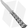 Bear & Son 114 Butterfly Knife Balisong Silver Speckle (4" Satin) -eos || Kershaw || Spyderco Shop Bear Son 114 speckle satin BHQ 0365 er