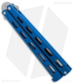 Bear & Son 2-Pack Butterfly Knife Special Blue (114BL + 114BLTR) -eos || Kershaw || Spyderco Shop Bear and Son 2 Pack Butterfly Special Blue BHQ 88811 er sharp spine