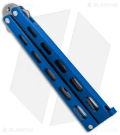 Bear & Son 2-Pack Butterfly Knife Special Blue (114BL + 114BLTR) -eos || Kershaw || Spyderco Shop Bear and Son 2 Pack Butterfly Special Blue BHQ 88811 er trainer side