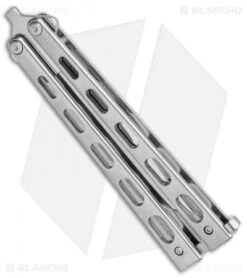 Bear & Son 30th Anniversary SS14-D2 Polished Butterfly Knife (5" Satin) -eos || Kershaw || Spyderco Shop Bear and Son 30th Anniversary SS14 D2 Polished Butterfly BB ANNSS14 D2 BHQ 121783 jr side