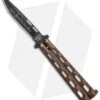 Bear & Son 30th Anniversary 115 Copper Vein Butterfly Knife (4.1" Black) -eos || Kershaw || Spyderco Shop Bear and Son Anniversary 115 Copper Vein Butterfly Black ANN115CV BHQ 121778 jr