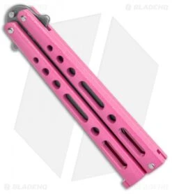 Bear & Son Butterfly Carbon Steel Knife Pink Zinc (5" Stonewash) -eos || Kershaw || Spyderco Shop Bear and Son Butterfly Pnik SW BHQ 135529 jr spine