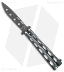 Bear & Son Large Butterfly Knife Trainer Galaxy (4" Black) 115GXTR