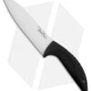 Benchmark Ceramic Chef's Knife Black Polymer (5.75" White) -eos || Kershaw || Spyderco Shop Benchmark Ceramic Chefs Knife Black Polymer White BP 24263 jr