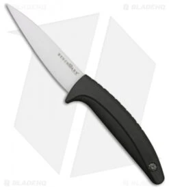 Benchmark Ceramic Paring Knife Black Rubber (4" Plain)