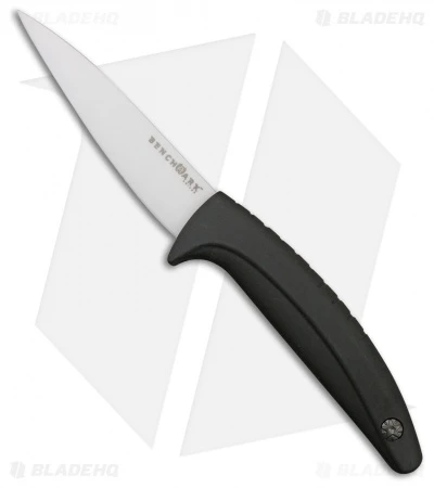 Benchmark Ceramic Paring Knife Black Rubber (4" Plain) 3 Benchmark Ceramic Paring Knife Black Rubber (4" Plain)