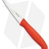 Benchmark Ceramic Tomato Knife Red Polymer (3.5" Full Serrated) -eos || Kershaw || Spyderco Shop Benchmark Ceramic Tomato red polymer serrated BHQ 39907 er