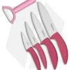Benchmark Kitchen 5-Piece Pink Ceramic Knife Set -eos || Kershaw || Spyderco Shop Benchmark Kitchen 5piece pink ceramic set BHQ 39865 er