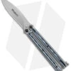 Bradley Kimura Butterfly Balisong Knife Black & White G-10 (3.9 Bead Blast) -eos || Kershaw || Spyderco Shop Bradley Kimura Butterfly Balisong Black and White G 10 BB BHQ 141055 jr