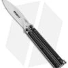 Bradley Kimura Butterfly Balisong Knife Black Carbon Fiber (3.9" Bead Blast) -eos || Kershaw || Spyderco Shop Bradley Kimura Butterfly Balisong SP CF 154CM BCC903 BHQ 87379 jr