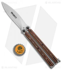 Bradley Kimura Butterfly Balisong Knife Orange/Black G-10 (4" Bead Blast) -eos || Kershaw || Spyderco Shop Bradley Kimura Butterfly Orange BHQ 138705 td size