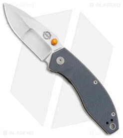 Burnside Knives Carmen Liner Lock Knife Gray G-10 (2.6" Satin)