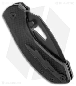Burnside Knives Rose Liner Lock Knife Black G-10 (2.15" Black VG-10) -eos || Kershaw || Spyderco Shop Burnside Knives Rose LL Black G 10 Black BHQ 173554 jr side