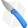 CIVIVI Qubit Button Lock Knife Blue Aluminum (2.98" Satin) -eos || Kershaw || Spyderco Shop CIVIVI Quibit C22030E 3 SW BHQ 182181 kc