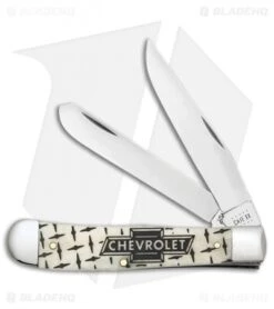 Case Cutlery Chevrolet Trapper Knife 4.25" Natural Bone (6254 SS) 33700