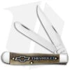 Case Cutlery Chevrolet Natural Bone Trapper Knife Gift Set