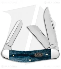 Case Cutlery Sowbelly Pocket Knife Mediterranean Blue Bone