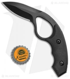 Colonel Blades NCO LowVz Fixed Blade Kit W/ Trainer (2.5" Black) -eos || Kershaw || Spyderco Shop Colonel Blades NCO LowVz Dagger Kit with Trainer Black BHQ 75730 jr bottlecap