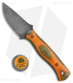 Cypress Creek Knives $3 Dive Fixed Blade Knife Olive Firehose Micarta (3" SW) -eos || Kershaw || Spyderco Shop Cypress Creek Knives 3 Dollar Dive Fixed Blade Olive Firehose Micarta SW BHQ 178886 jr bottlecap