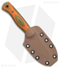 Cypress Creek Knives $3 Dive Fixed Blade Knife Olive Firehose Micarta (3" SW) -eos || Kershaw || Spyderco Shop Cypress Creek Knives 3 Dollar Dive Fixed Blade Olive Firehose Micarta SW BHQ 178886 jr sheath