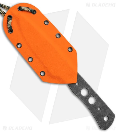 Cypress Creek Knives Backpacker W/Orange-Green Kydex Sheath (3.1" Satin) 6 Cypress Creek Knives Backpacker W/Orange-Green Kydex Sheath (3.1" Satin) - Image 4