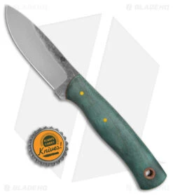 Cypress Creek Knives Canadian TT Fixed Blade Knife Quilted Maple (3.7" Satin) -eos || Kershaw || Spyderco Shop Cypress Creek Knives Canadian TT Fixed Blade Quilded Maple Satin BHQ 178895 jr bottlecap