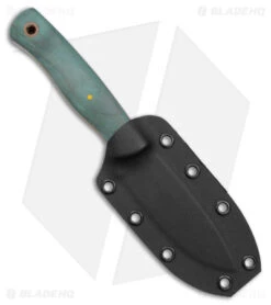 Cypress Creek Knives Canadian TT Fixed Blade Knife Quilted Maple (3.7" Satin) -eos || Kershaw || Spyderco Shop Cypress Creek Knives Canadian TT Fixed Blade Quilded Maple Satin BHQ 178895 jr sheath