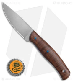 Cypress Creek Knives Mini Fife Fixed Blade Knife Koa Wood (3.5" Satin MagnaCut) -eos || Kershaw || Spyderco Shop Cypress Creek Knives FB Fife Mini Koa 3in Satin BHQ 174447 td size