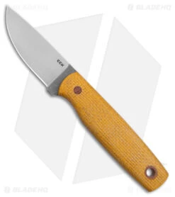 Cypress Creek Knives Forager TT Fixed Blade Knife Philellow Burlap (3" Satin)