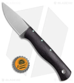 Cypress Creek Knives Woodthrush Fixed Blade Knife Bog Oak (2.9" Satin) -eos || Kershaw || Spyderco Shop Cypress Creek Knives Woodthrush Fixed Blade Bog Oak Satin BHQ 178867 jr bottlecap