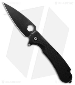 Daggerr Discover Knives Resident Liner Lock Knife Black FRN (3.5" Black)