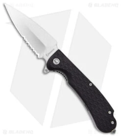 Daggerr Discover Knives Urban2 Liner Lock Knife Black FRN (3.5" Stonewash)