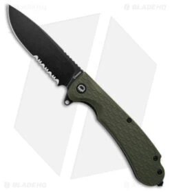 Daggerr Discover Knives Wocket Liner Lock Knife Olive FRN (3.5" Black)